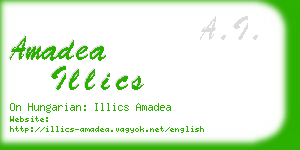 amadea illics business card